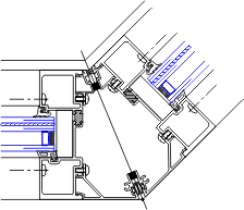 Outside Corner Detail | YHS 50 TU | 08 41 13 - Storefront | YKK AP ...