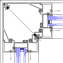 Inside Corner Detail | YHS 50 TU | 08 41 13 - Storefront | YKK AP ...