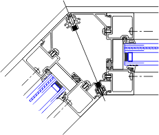 Inside Corner Detail | YHS 50 TU | 08 41 13 - Storefront | YKK AP ...