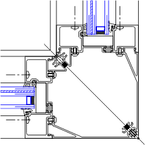 Outside Corner Detail | YHS 50 TU | 08 41 13 - Storefront | YKK AP ...