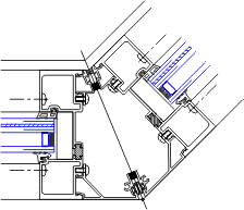 Outside Corner Detail | YHS 50 TU | 08 41 13 - Storefront | YKK AP ...