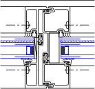 Vertical Mullion Detail | YHS 50 TU | 08 41 13 - Storefront | YKK AP ...