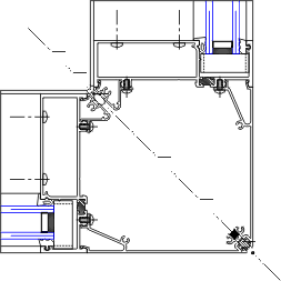 Outside Corner Detail | YHW 60 TU | 08 41 13 - Window Wall | YKK AP ...