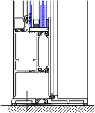 Sill Detail | YTD 350 TH | 08 32 13 - Balcony Doors | YKK AP Product Guide