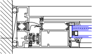 Lock Jamb | YTD 350 TH | 08 32 13 - Balcony Doors | YKK AP Product Guide