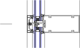 Horizontal Detail | YUW 750 TU | 08 44 13 - Curtain Wall | YKK AP ...