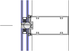 Horizontal Detail | YUW 750 TU | 08 44 13 - Curtain Wall | YKK AP ...