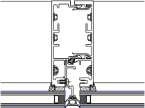 Vertical Detail | YUW 750 TU | 08 44 13 - Curtain Wall | YKK AP Product ...