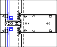 Intermediate Horizontal Detail | YUW 750 XTH | 08 44 13 - Curtain Wall ...