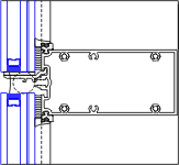 Intermediate Horizontal Detail | YUW 750 XTH | 08 44 13 - Curtain Wall ...