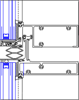 Stack Joint Detail | YUW 750 XTH | 08 44 13 - Curtain Wall | YKK AP ...