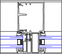 Vertical Mullion Detail | YWW 45 T | 08 41 13 - Window Wall | YKK AP ...