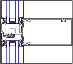 Horizontal Detail | YWW 60 TU | 08 41 13 - Window Wall | YKK AP Product ...