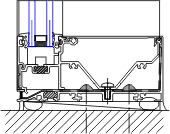 Sill Detail | YWW 60 TU | 08 41 13 - Window Wall | YKK AP Product Guide