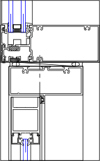 Door Transom Detail | YWW 60 TU | 08 41 13 - Window Wall | YKK AP ...