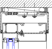 Head Detail | YWW 60 XT | 08 41 13 - Window Wall | YKK AP Product Guide