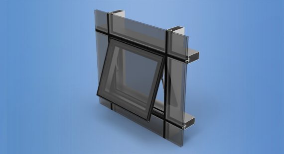 RW Style vent window - acrylic glazed - RW STYLE Fenster 350x500