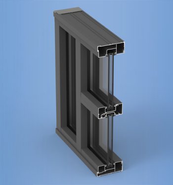 YCN 45 FI - Center Set, Can Storefront System with Insulating Glass