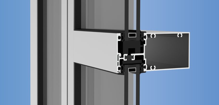 YWW 50 TU - Thermally Broken Window Wall System with Optional Slab Edge and Cover