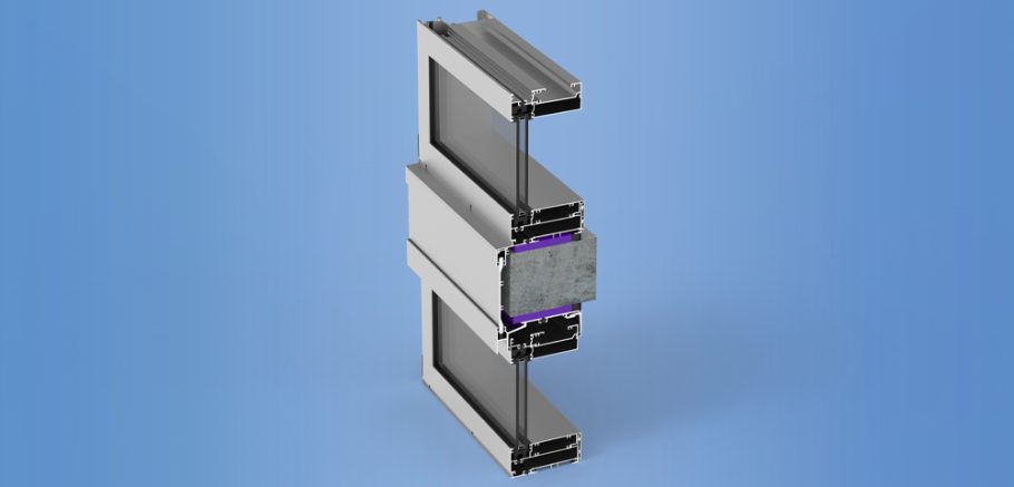 YWW 60 TU - Thermally Broken Window Wall System with Optional Slab Edge and Cover